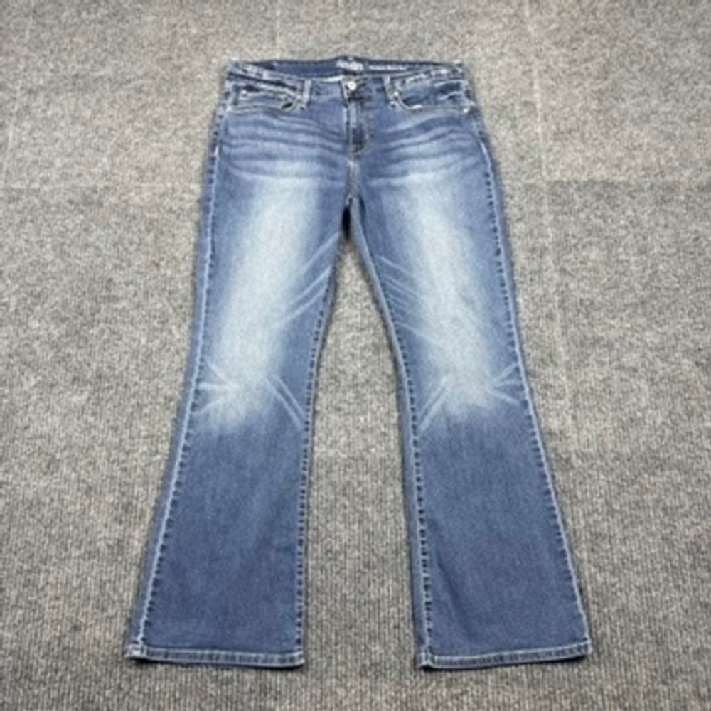 Signature by Levi Strauss & Co Womens Modern Boot Cut Jeans Blue 14S/W32 L30
